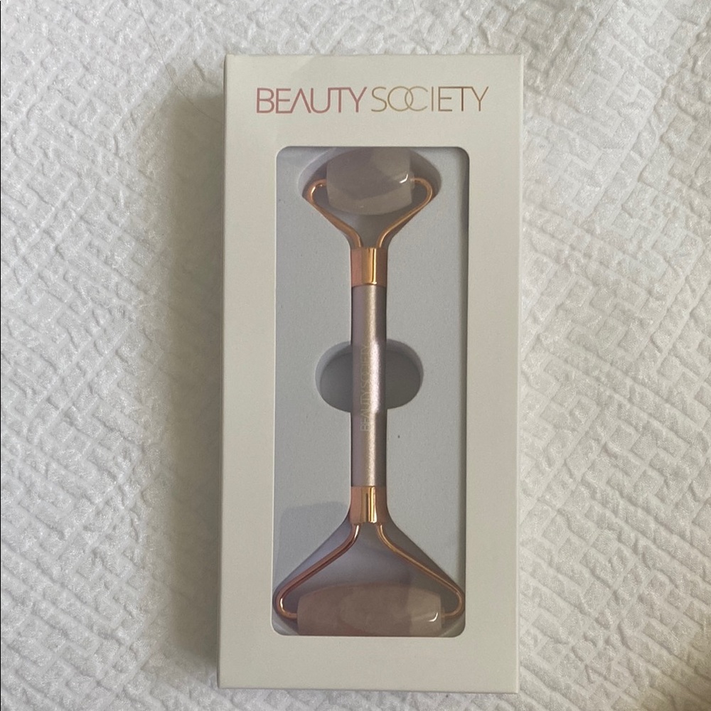 Beauty Society Rose Quartz Facial Roller